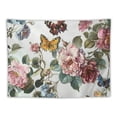 thumbnail image 5 of Wall Hanging Tapestry, Personality Tapestry Home Decor For Room, Tapestry, Tapestry For Bedroom Living Room Dorm Compatible with Flower Shabby Chic Roses Buds Leaves Tulips Floral Butterfly, 5 of 6