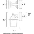 thumbnail image 2 of Maxim Lighting - One Light Outdoor Wall Lantern - Outdoor Wall Mount - Cast-One, 2 of 2