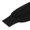 thumbnail image 7 of Forever 21 Cropped Lace-Lined Hood & Embroidered-Bow Hoodie, Color- Black/Multi, Size- L, 7 of 7