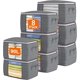 thumbnail image 1 of 8 Piezas Organizador de Ropa, 90L, bolsas de almacenamiento para mantas, bolsa de almacenamiento grande con asas, Clothes Storage Bag, Wardrobe, Blanket Storage, 1 of 4