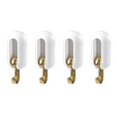 thumbnail image 1 of 4 ganchos autoadhesivos multiusos estilo minimalista moderno sin perforaciones ganchos para abrigos de pared resistentes y de gran capacidad de carga blanco de lujo ligero, 1 of 10
