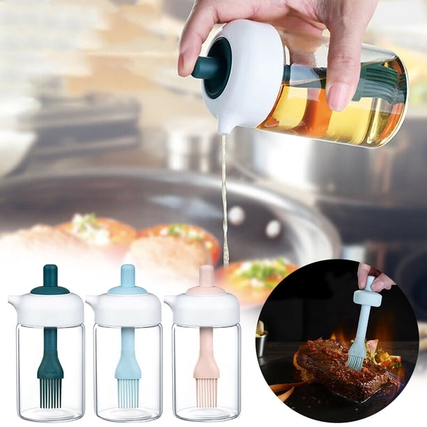Botella de Aceite de Vidrio onlyliua con Pincel para Interior/Exterior