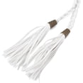 thumbnail image 4 of Kukuzhu Women Tassel Braided Waist Belt Skinny Woven Belt for Dress, 4 of 7