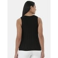 thumbnail image 3 of Time and Tru Women's Sweater Knit Twist Front Tank Top, Lightweight, Sizes XS-XXXL, 3 of 5