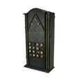 thumbnail image 1 of Distressed Finish Black Metal Billiards Pool Table Tabletop Wall Mounted Cabinet, 1 of 4
