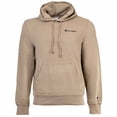 thumbnail image 1 of Champion Sudadera con capucha para hombre: sudadera con capucha, jersey, logotipo pequeño, capucha, color liso Marrón claro XL (X-Large), 1 of 3