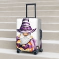 thumbnail image 6 of Susaid Halloween Gnome With Pumpkins Print Elastic Washable Suitcase Cover with Hidden Zipper, Fits 18-32 Inch Luggage for Protection During Travel-X-Large, 6 of 7