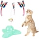 thumbnail image 1 of Juguetes interactivos para gatos, mariposa, ejercicio, divertido, eléctrico, aleteo, giratorio, juguete para gatos con repuesto (1 paquete, verde), 1 of 5
