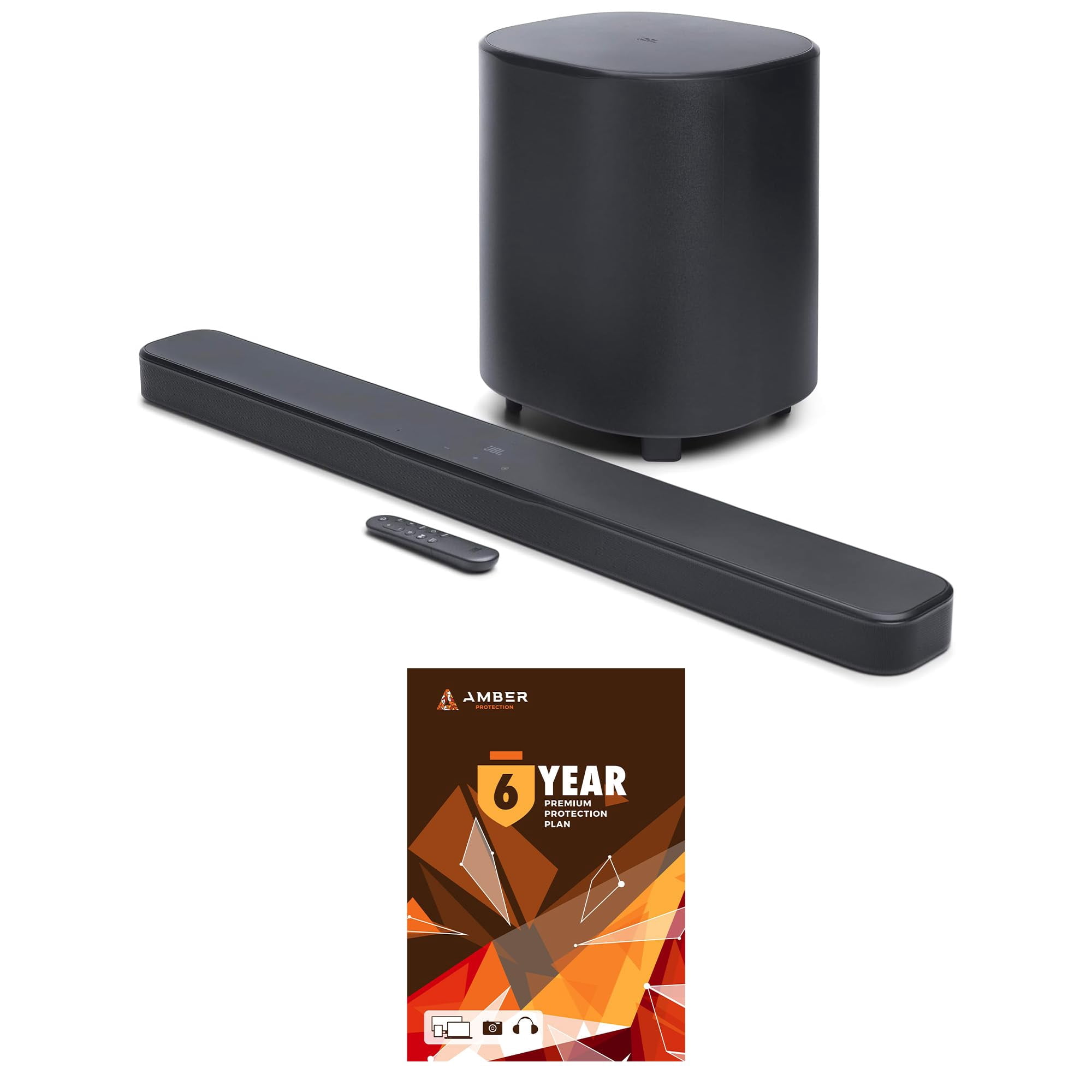 JBL BAR-500-MK2 Dolby Atmos Soundbar with a 10" Wireless Subwoofer and 6 Year Amber Protection Plan (2025)