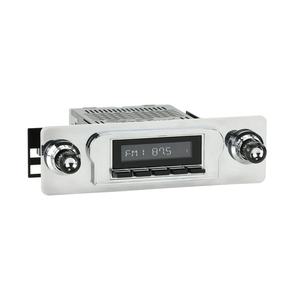 RetroRadio Compatible with 1960-63 Ford Ranchero Features Include Bluetooth, USB, AM/FM HCB-M2-122-25-85F