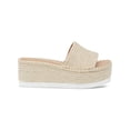 thumbnail image 2 of Wild Pair Womens SHERMER Woven Slide Wedge Sandals, 2 of 4