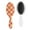 White-6, variant on Orange Hair Brush, Cute Fresh Summer Fruit Pattern Detangling Paddle Brush, Sweet Orange Lover Design, Soft Bristle Brush