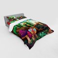 thumbnail image 3 of Ambesonne Animal Bedding Set 3 Pcs, Butterfly Bee in Exotic, Twin XL, Multicolor, 3 of 3