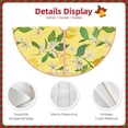 thumbnail image 5 of Balery Lemon Printed Christmas Tree Skirt , Merry Christmas Party Christmas Tree Decoration,Adjustable Tree Skirt-48", 5 of 8