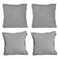 thumbnail image 1 of Set de 4 Cojines Decorativos DICASA Rivo Gris 2 Cuadrados 2 Cuadrados Grandes, 1 of 7