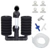 Aquaneat Double Sponge Filter, Fish Tank Filter with Accessories up to 10gal