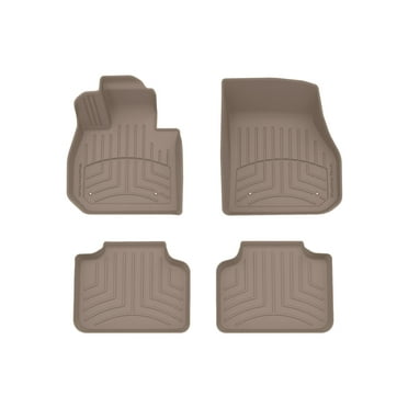 WeatherTech FloorLiner HP Custom Fit Floor Mats compatible with X2 M35i, Countryman, X1 28i, X1 M35i, X2 28i - 1st & 2nd Row (2-pc. Rear Liner), Tan