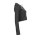 thumbnail image 5 of Txlixc Pull - top de manga larga de cuello V negro, S / M / L Txlixc moda, 5 of 9
