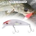 thumbnail image 4 of Señuelos duros Cebo Minnow Señuelos Bass CrankBait Like Swimbait Buceo Señuelos de hundimiento con anzuelo triple para Espalda bnca Macarena Señuelos de pesca, 4 of 8