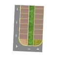 thumbnail image 4 of HILABEE 1/64 Parking Lot Sticker Accessory Collection 1:64 Diecast Car Model Display 25x40cm, 4 of 9