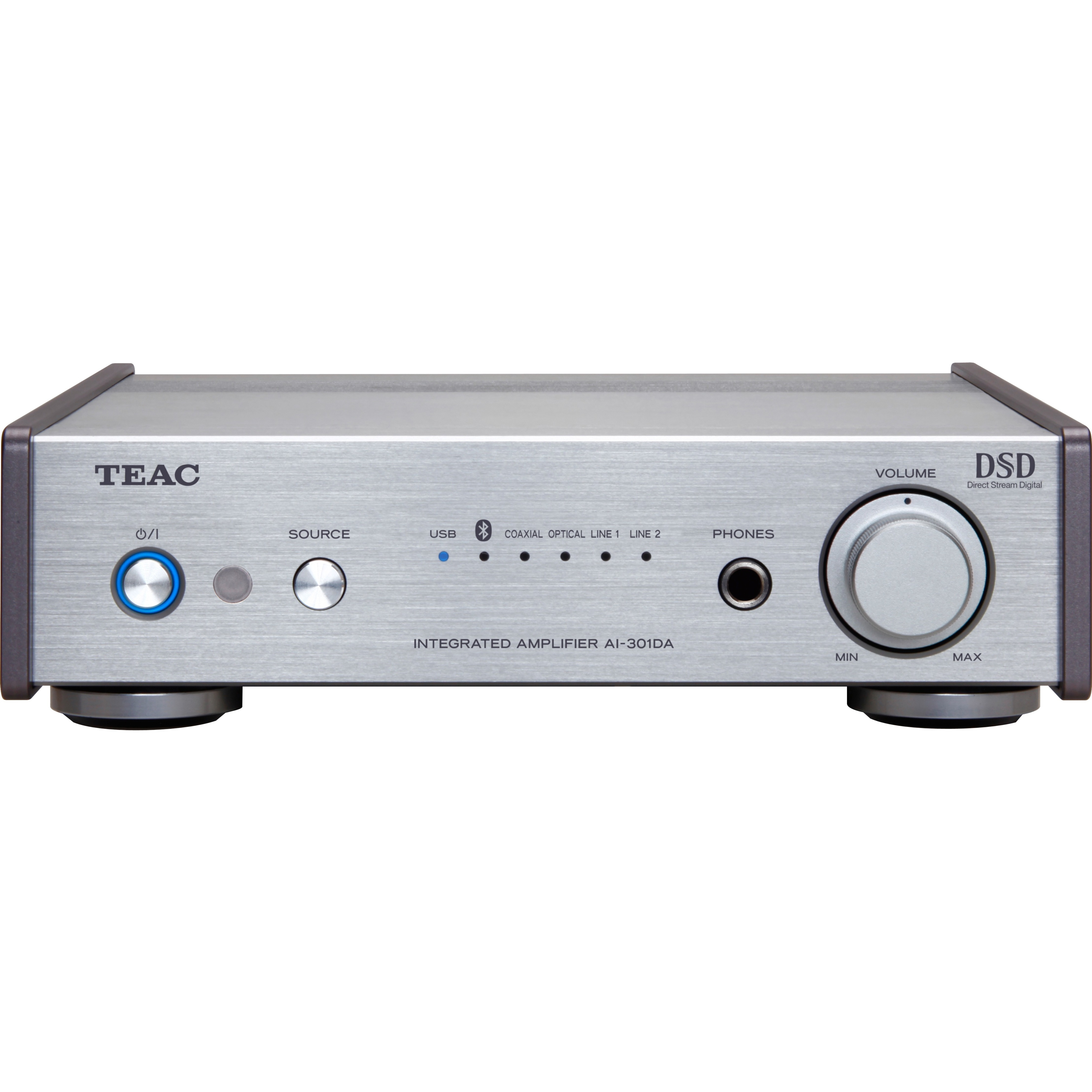 Teac Reference AI-301DA Amplifier, 86 W RMS, 2 Channel, Silver
