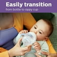 thumbnail image 3 of Philips Avent Natural Trainer Sippy Cup with Natural Response Nipple and Soft Spout, Clear, 5oz Cup, SCF263/01, 3 of 7