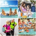thumbnail image 2 of Rirool Large Waterproof Beach Blanket 80"x95" Sand Free Picnic Mat for 3-7 Adults - Portable Outdoor Blanket for Camping, Travel, Hiking (Ocean Style), 2 of 9
