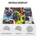 thumbnail image 3 of Fotbe Colorful Pug Alfombrilla de Secado para Cocina con Estampado, 18x24 Pulgadas, 3 of 7