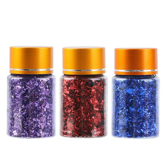 Láminas de oro para uñas, láminas de oro para nail art, manualidades DIY, resina epoxi para vasos, maquillaje para rostro y ojos, joyería de resina