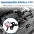 thumbnail image 3 of No.LFB7-15-17YA Cuello de llenado de radiador de motor con tapa completamente sellada para Mazda 5 2.3L L4 2006-2010 Tubería de agua de cuello de llenado de refrigerante de radiador superior de plástico Unique Bargains carcasas del termostato del refrigerante del motor, 3 of 7