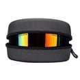 thumbnail image 3 of WORGEOUS Estuche de gafas de esquí grande Caja de gafas de esquí a prueba de golpes Bolsa de gafas de sol de motocicleta Estuche de cremallera duro, 3 of 7