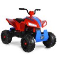 thumbnail image 1 of Costway Enfants Monter sur ATV 4 Roues Suspension à Ressort Quad W / Lumières et Musique Rouge, 1 of 10