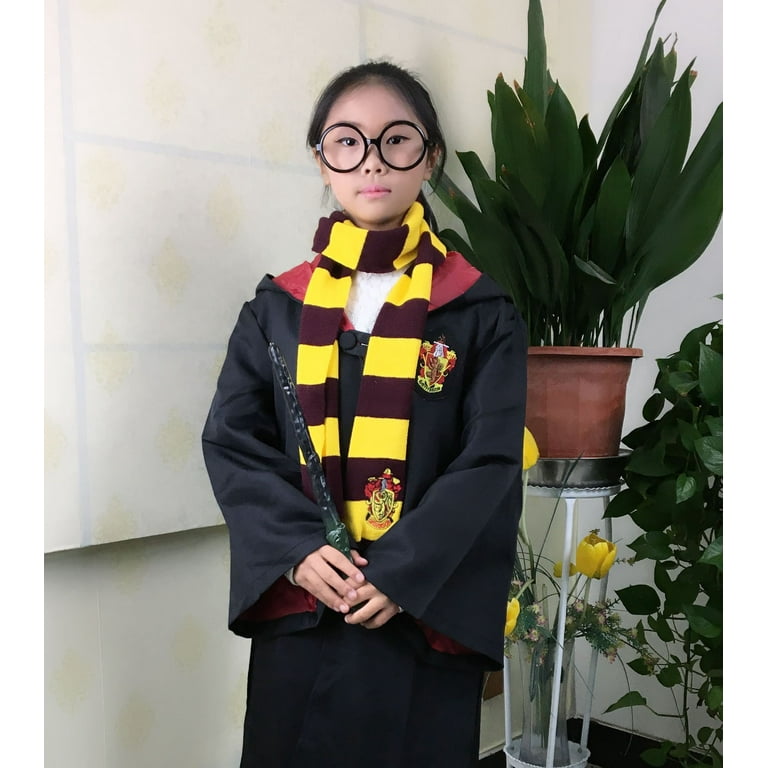 Harry Potter Gryffindor Ravenclaw Slytherin Robe Cloak Tie Costume