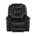 thumbnail image 2 of Upholstered Power^3 Recliner with Power Headrest Black, 2 of 3