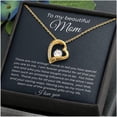 thumbnail image 2 of To My Mom Mother'S Day Jewelry | Mothers Day Gift From Daughter | Mother'S Day Necklace To Mom From Son | Mothers Day From Daughter Unique, Necklaces with Meaningful Messages Card Inside, 2 of 6
