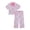 Hello Kitty Light Pink, variant on Hello Kitty Girls Button Front Top and Pants Pajama Set, 2-Piece, Sizes 4-12