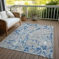 thumbnail image 6 of Addison Rugs Chantille Indoor/Outdoor Transitional Stripes Gray Washable Rectangle Rug, 9' x 12', 6 of 6