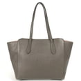 thumbnail image 2 of Pre-Owned GUCCI 354408 Two-Tone Logo Swing Tote Bag, Leather Shoulder Gray, Men's and... (Fair), 2 of 17