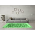 thumbnail image 3 of Ahgly Company Indoor Rectangle Oriental Emerald Green Traditional Area Rugs, 7' x 9', 3 of 4