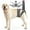 gray, variant on Dog Sling for Medium Large Dog Rear Leg, Lift Harness - Hind Leg Support for Medium and Large Dogs, Adjustable Lift Aid for Elderly, Injured, Arthritic Pets Recovering from Surgery or Mobility Issues