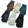 thumbnail image 3 of XMMSWDLA Winter Gloves Black Knit Gloves Warm Stretchy Gloves For Cospaly Costume Cold Weather Winter Gloves Women C, 3 of 3