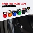 thumbnail image 2 of 4pcs Cubierta De Válvula De Neumático De Coche Tapa Del Vástago De La Puerta Etiqueta Engomada Accesorios Motocicleta Ruedas Neumáticos Tapas Y Piezas Modificadas huangjie unisex, 2 of 2