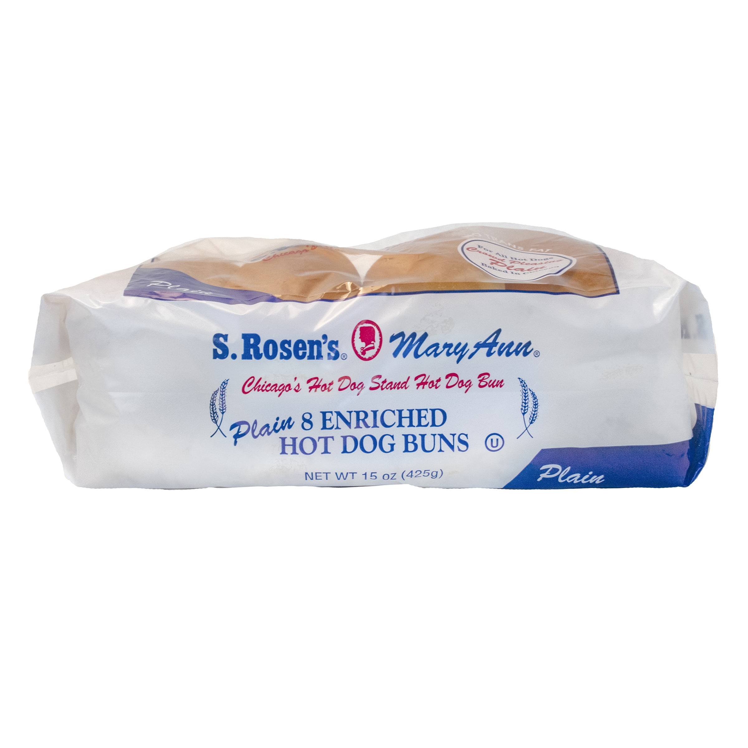 S. Rosen's 8ct Plain Hot Dog Buns, Fresh