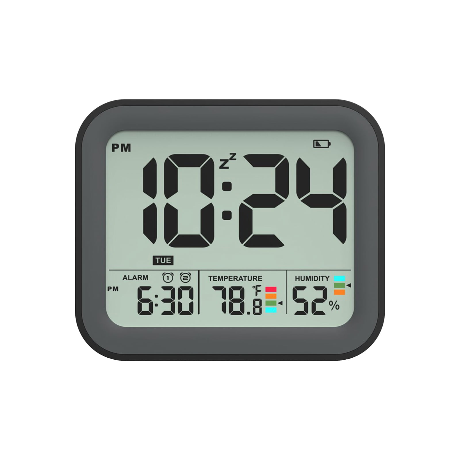 Digital Display Alarm Clock Thermometer Multifunctional Battery operated 