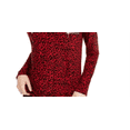 thumbnail image 3 of Inc International Concepts Women's Petite Cheetah-Print Zip-Pocket Top Red Size Petite M, 3 of 3