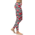 thumbnail image 6 of Stripes & Hearts Leggings Size: S for Women | FIERCEPULSE, 6 of 8