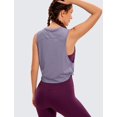 thumbnail image 2 of Musculosa CRZ YOGA de Algodón Pima Suelta sin Mangas Lavanda XL, 2 of 6