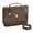 Brown, variant on Top Grain Leather Croc Brown Briefcase Messenger Bag