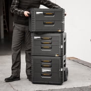 ToughBuilt StackTech 3-Drawer Locking Box, Portable Tool Storage & Equipment Organizer