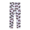 thumbnail image 4 of joogoo Girls' Leggings Leopard Cartoon Cars Yoga Pants 6T, 4 of 8